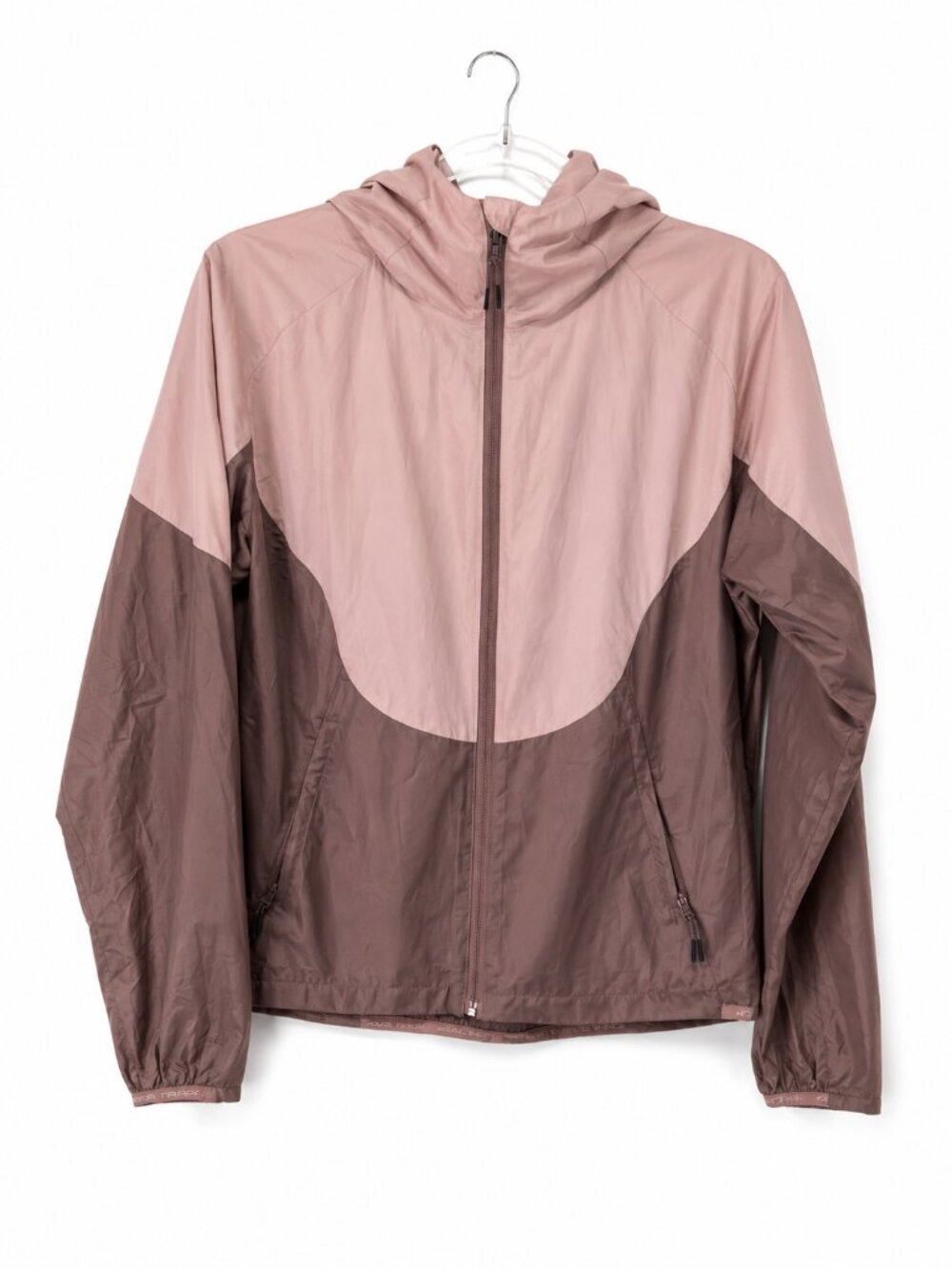 Kari Traa Sanne Wind Jacket Small Prim Pink Windbreaker Packable Hooded Full Zip - Picture 3 of 7